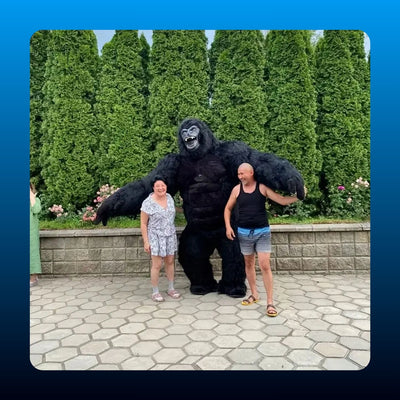 Giant Inflatable Gorilla Costume Set