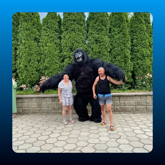 Giant Inflatable Gorilla Costume Set