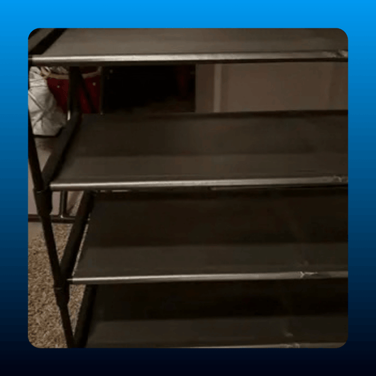10-Tier Stackable Shoe Rack