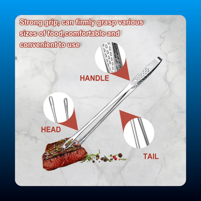 Stainless Steel Korean BBQ Tongs