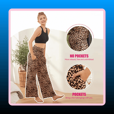 Wide Leg Lounge Pants With Pockets