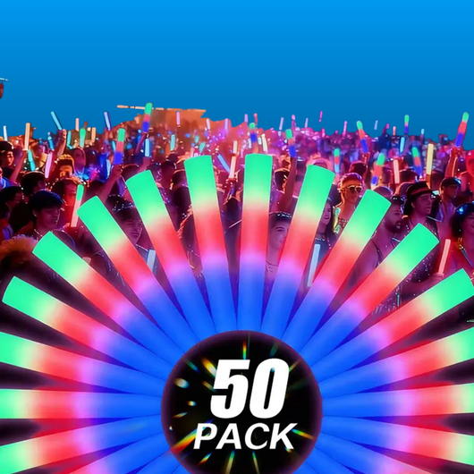 Glow LED Light Sticks (50 Pack)