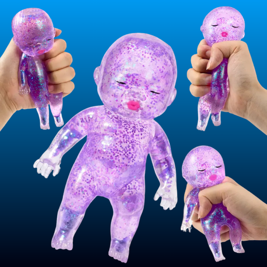 Baby Glitter Squishy Toys (3 pack)