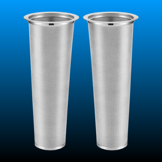 2pcs Stainless Steel Filter Coffee Tea Cold Brew Coffee Filter