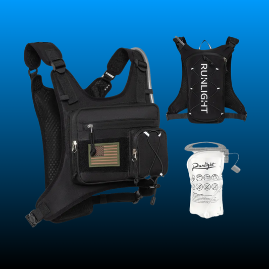 Lightweight Adjustable Chest Pack with Pistol Holster