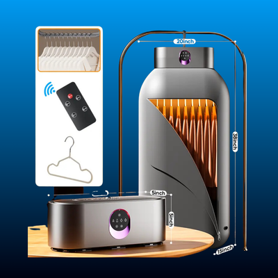 Portable Clothes Drying and Warming Unit