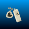 Lip Balm Holder Keychain with Mirror