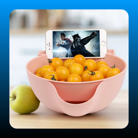 Snack Fruit Bowl with Drainage