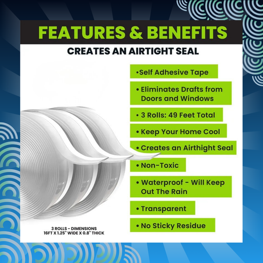 Self-Adhesive Seal Insulation Tape