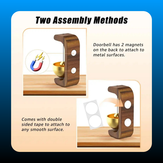 Suction Door Type Solid Wood Wind Chime