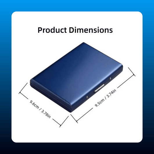 RFID Blocking Metal Card Holder Wallet