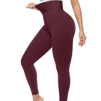 Plus Size Elastic Waistband Shaping Leggings