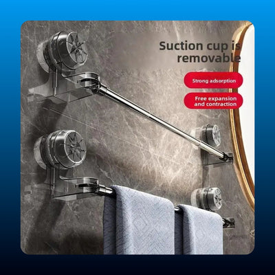 Retractable Suction Cup Towel Bar