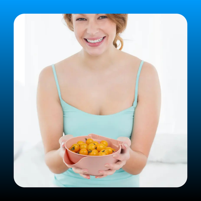 Snack Fruit Bowl with Drainage