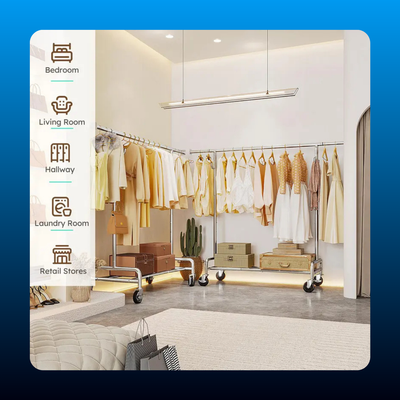 Heavy Duty Extendable Clothes Rack