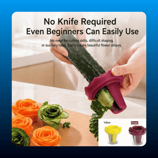 Rose Shape Vegetable and Fruit Curler