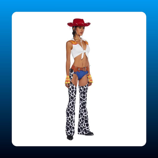 Cow Print Cowgirl Costume