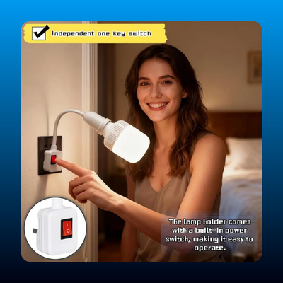 Socket Extension with On/Off Switch