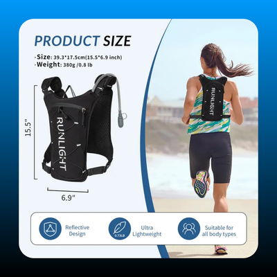 Lightweight Adjustable Chest Pack with Pistol Holster