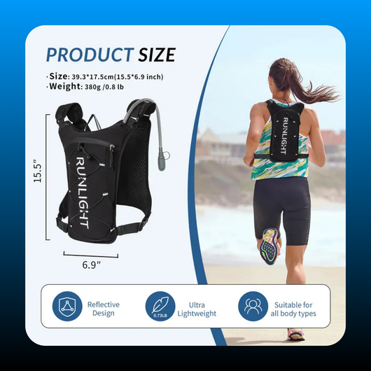 Lightweight Adjustable Chest Pack with Pistol Holster