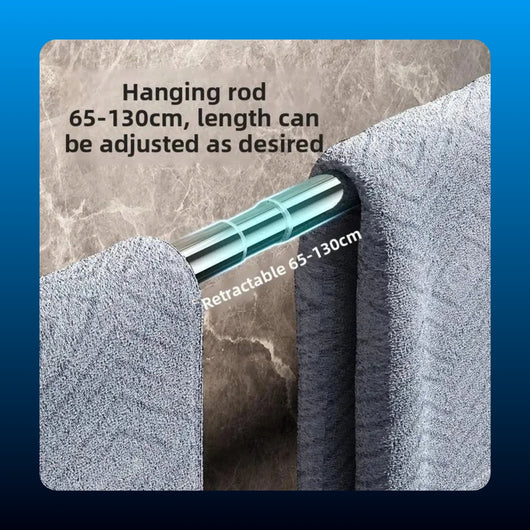 Retractable Suction Cup Towel Bar