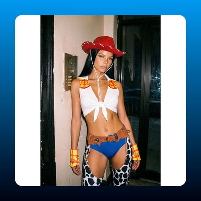 Cow Print Cowgirl Costume