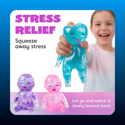 Baby Glitter Squishy Toys (3 pack)