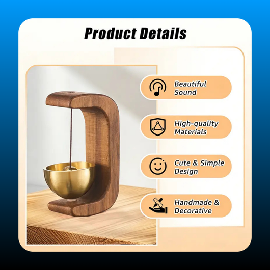 Suction Door Type Solid Wood Wind Chime