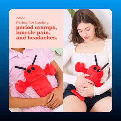 Menstruation Crustacean Microwavable Heating Pad