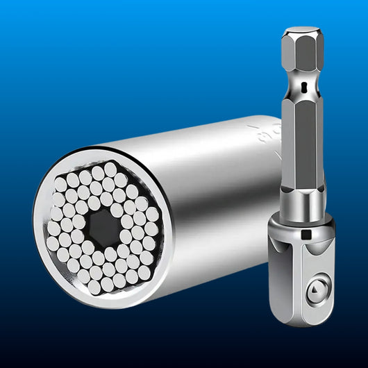 Universal Grip Socket with Drill Adapter