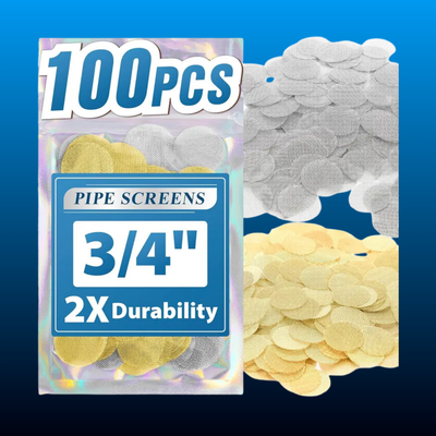 100pcs 3/4 Inch Pipe Screens & Components