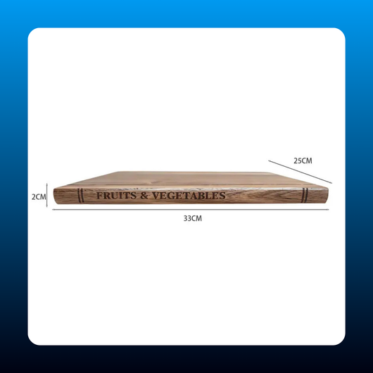 Book-Shaped Wooden Cutting Board Set