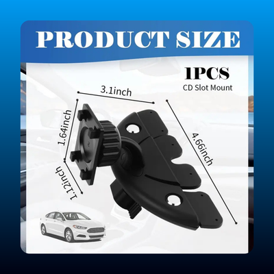 360° Rotating CD Slot Car Mount