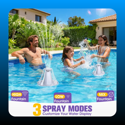 Rechargeable RGB Floating Pool Fountain