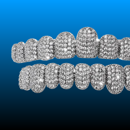 Silver Plated Hip Hop Teeth Grillz
