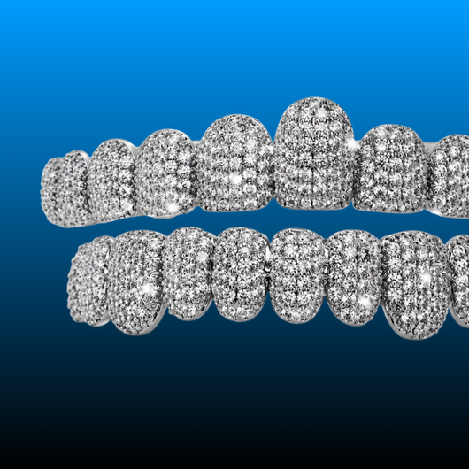 Silver Plated Hip Hop Teeth Grillz