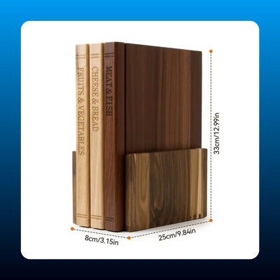 Book-Shaped Wooden Cutting Board Set