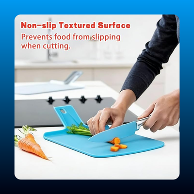 Folding Plastic Cutting Board (2 Pack)