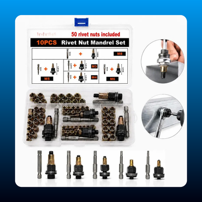 Rivet Nut Setting Tool Set