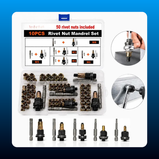 Rivet Nut Setting Tool Set