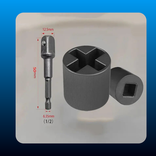 Heavy-Duty Universal Jack Socket Adapter