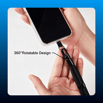 Phone Lanyard with Rotating Clip