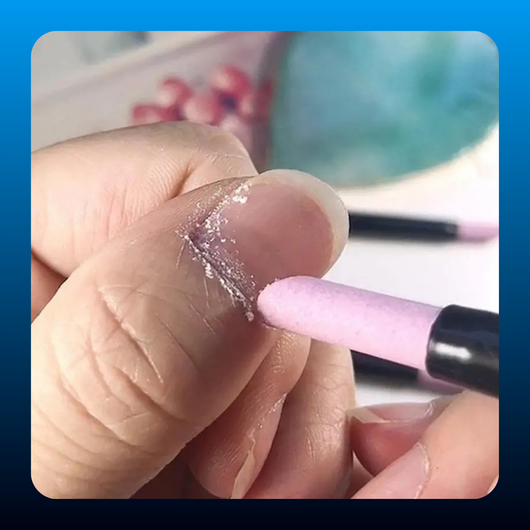 Quartz Nail File and Cuticle Pen