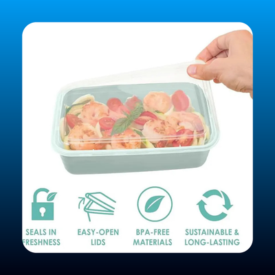 Meal Prep Containers with Lids, 20 Pack