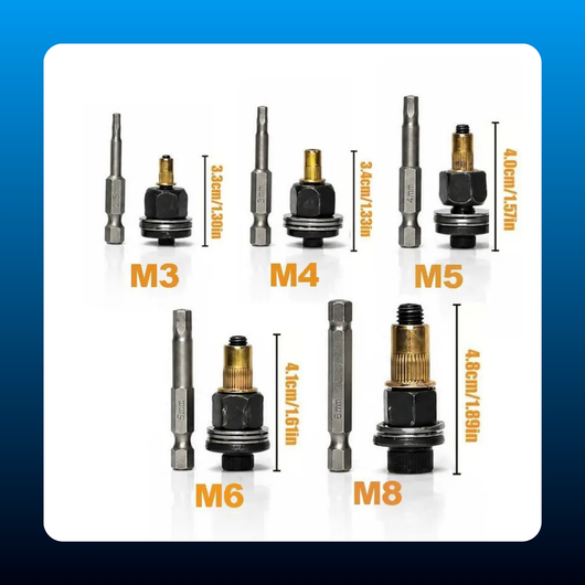 Rivet Nut Setting Tool Set