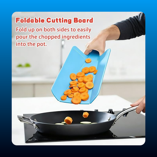 Folding Plastic Cutting Board (2 Pack)