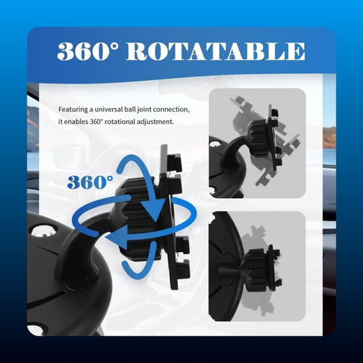 360° Rotating CD Slot Car Mount