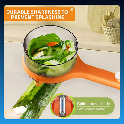 Peeling Knife with Peel Collector