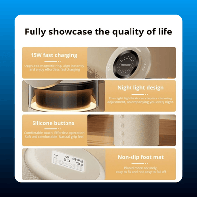 5-in-1 Bluetooth Speaker and Charging Stand