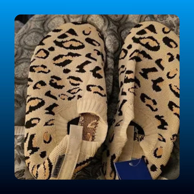Barefoot Water Shoes with Leopard Print